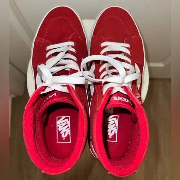 VANS Filmore Hi - 11 - Chili Pepper Red - EUC - With Box - Picture 4 of 9